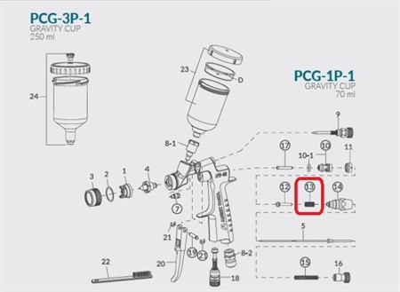 Air valve spring